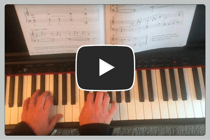 Music teacher software video features for students